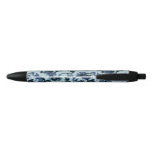 Navy camouflage zwarte inkt pen (Achterkant)