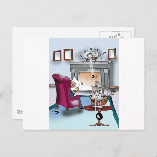 Navy Cartoon 9384 Briefkaart (Voorkant / Achterkant)