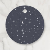 Navy Celestial Round Dank u Label (Achterkant)