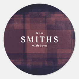 Navy Chalk kerstfeestdag Sticker