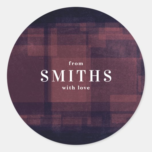 Navy Chalk kerstfeestdag Sticker (Voorkant)