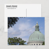 Navy Chapel Dome Big Sky Briefkaart (Voorkant / Achterkant)
