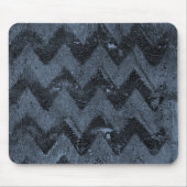 Navy Chevron Abstract Muismat (Voorkant)