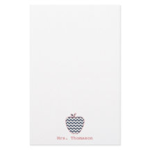 Navy Chevron en koraalleraar Apple