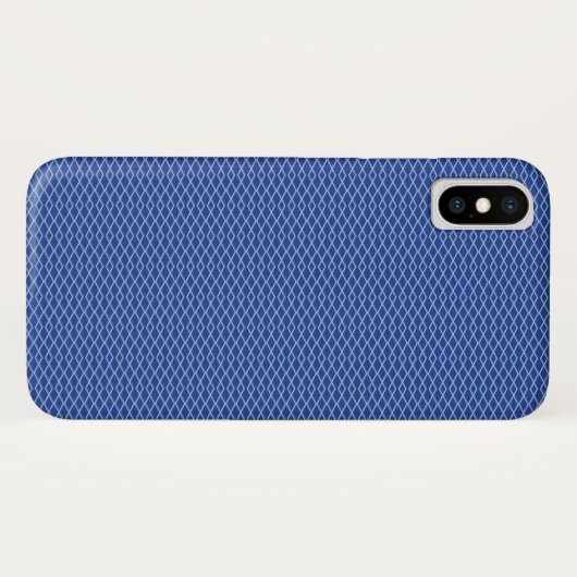 Navy Chevron Pattern Case-Mate iPhone Case (Achterkant (horizontaal))