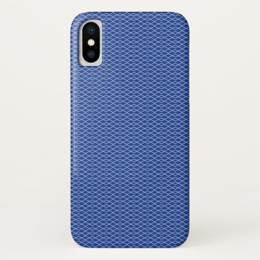 Navy Chevron Pattern Case-Mate iPhone Case (Achterkant)