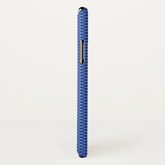 Navy Chevron Pattern Case-Mate iPhone Case (Achterkant / rechts)