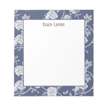 Navy Chinoiserie Floral gepersonaliseerd