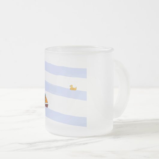 NAVY COFFEE MUG MATGLAS KOFFIEMOK (Voorkant rechts)