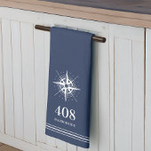 Navy | Compass House Number & Street Name Theedoek