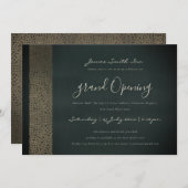 NAVY COPPER MOSAIC STIPPEN GRAND OPENING CEREMONY KAART (Voorkant / Achterkant)