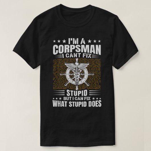 Navy Corpsman Veteran Veterans Dag Amerikaanse mar T-shirt (Design voorkant)