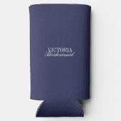 Navy Country Club Bachelorette Weekend Seltzer Blikjeskoeler (Achterkant)