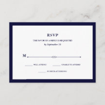 Navy Couture | Elegante RSVP