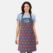 Navy Crabby Cook Crab Pattern Funny Schort (Gedragen)