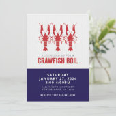 NAVY CRAWFISH BOIL KAART (Staand voorkant)
