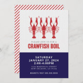 NAVY CRAWFISH BOIL KAART (Voorkant / Achterkant)