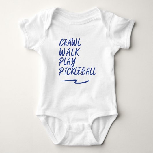 Navy Crawl, lopen, pickleball spelen Romper (Voorkant)