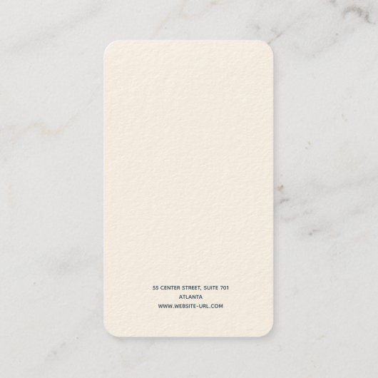 Navy-Cream-Logo, Visitekaartje (Achterkant)