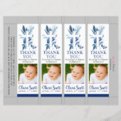 Navy Cross Foliage Baptism Foto Bladwijzer (Voorkant)