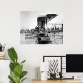 Navy Curtiss NC-4 Flying Boat, 1918 Poster (Thuiskantoor)