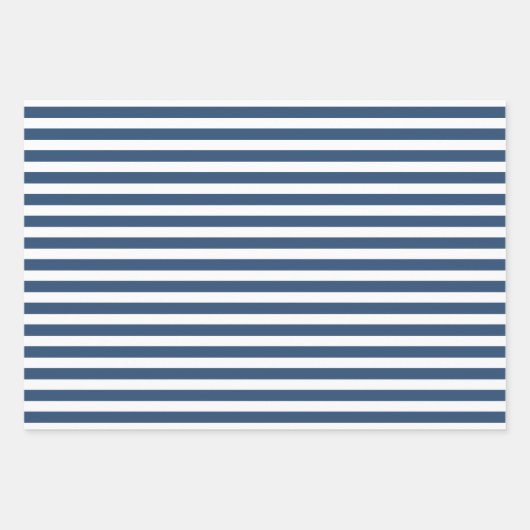 Navy Custom Gelukkige Verjaardag Met Liefde Inpakpapier Vel (Voorkant 3)