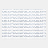 Navy Custom Gelukkige Verjaardag Met Liefde Inpakpapier Vel (Voorkant 2)