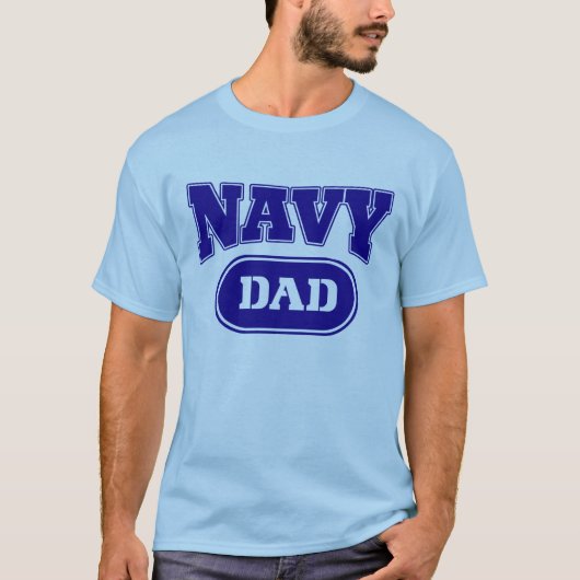 Navy dad t-shirt (Voorkant)