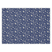 Navy Daisy Tablecloth Tafelkleed (Voorkant (Horizontaal))