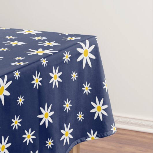 Navy Daisy Tablecloth Tafelkleed (Voorbeeld)