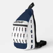 Navy Danser Schoudertas # 2 Sling Bag (Rechterhoek)