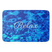 Navy Deep past vers zeewater aan Badmat (Voorkant)