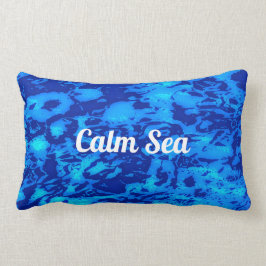 Navy Deep past vers zeewater aan Kussen