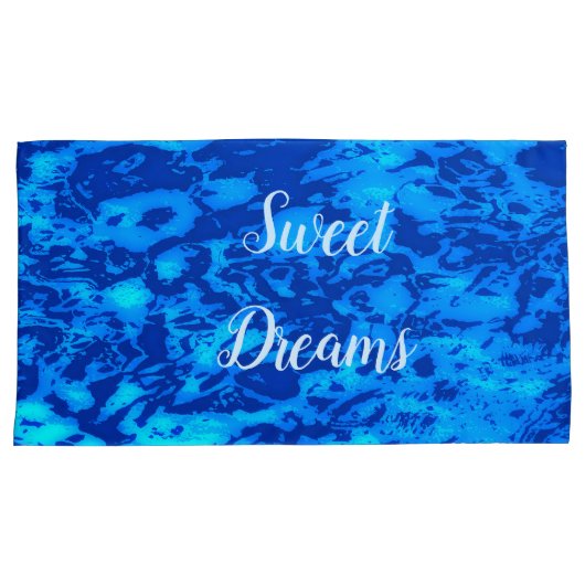 Navy Deep past vers zeewater aan Kussensloop (Voorkant-Rechts)