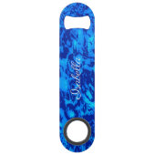 Navy Deep past vers zeewater aan Speed Flessenopener (Voorkant)