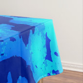 Navy Deep past vers zeewater aan Tafelkleed (Voorbeeld)