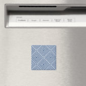Navy Diamond Chevron Magneet (Insitu (Vaatwasser))