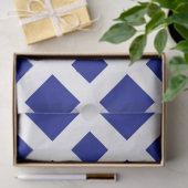 Navy Diamonds op wittespapier Tissuepapier (Geschenk)