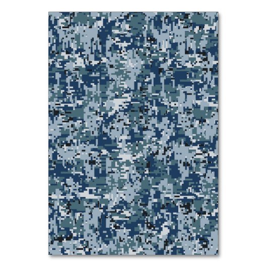 Navy Digital Camouflage Decor Kaart (Voorkant)