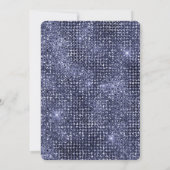 Navy Disco Glitter 30e verjaardag Kaart (Achterkant)