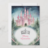 Navy Dress Forest Mis Quince 15 verjaardag Kaart (Achterkant)