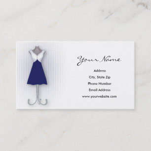 Navy Dress Visitekaartjes