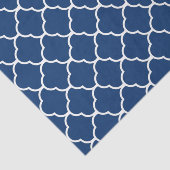 Navy Elegant Moroccan Design Tissuepapier (Detail)