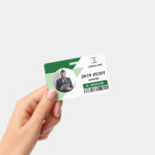 Navy | Employee Photo ID Company Security Badge (Handheld)