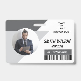 Navy | Employee Photo ID Company Security Badge