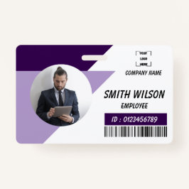 Navy | Employee Photo ID Company Security Badge