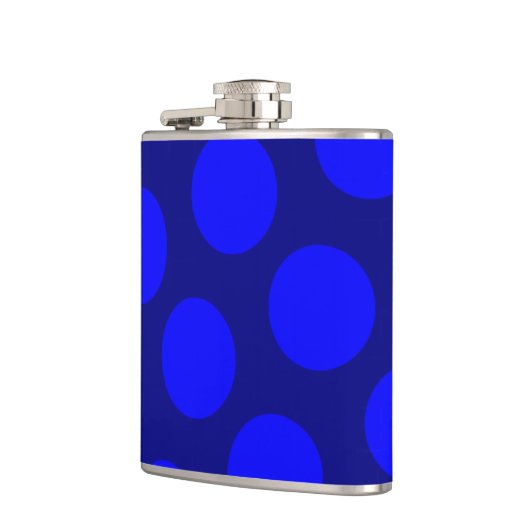 Navy en Blue Polka Dots Heupfles (Links)