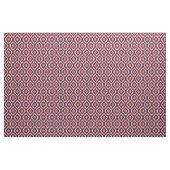 Navy en Coral Ikat Moroccan Stof (Yard (91,4 cm))