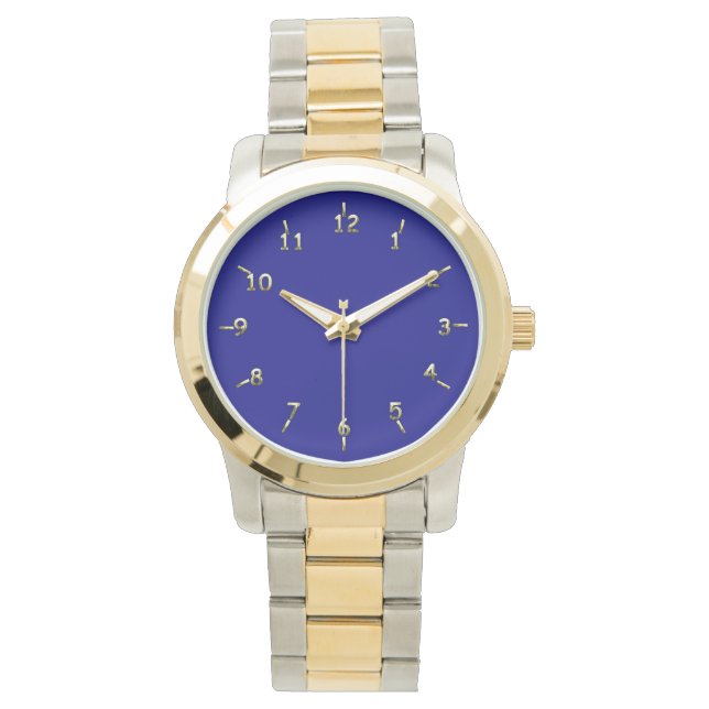 Navy en Gold Horloge (Voorkant)