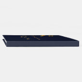 Navy en Golden Star of David gast Gastenboek (Rug)